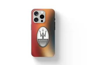 Maserati Cell Phone Cover Design Minimal Style